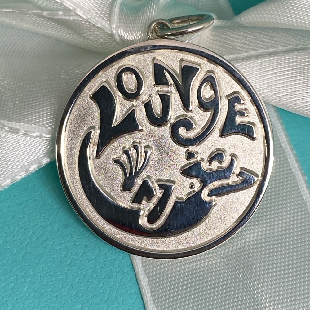 Tiffany & Co lounge lizard love bug charm 925 NEW RARE.